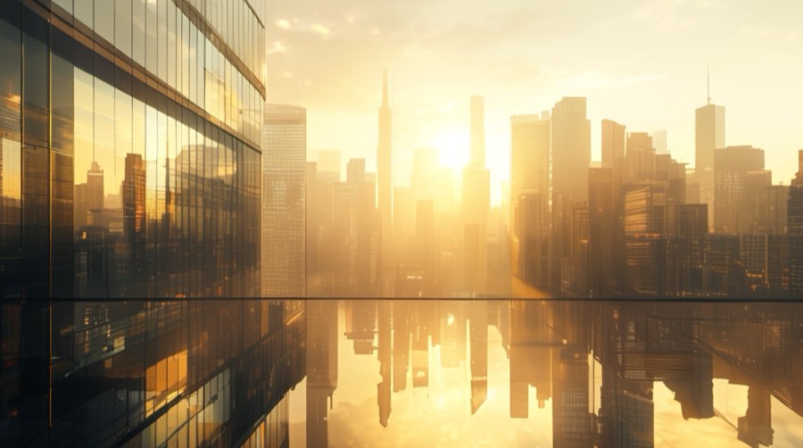 Ambiente institucional organizado sem pessoas